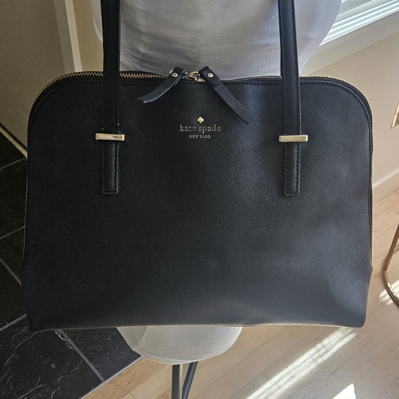 Kate Spade Black Leather Dome Grove Street Shoulder Bag - Picture 13 of 13